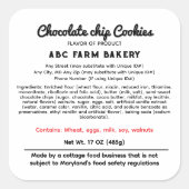 Maryland Cottage Law Label (Voorkant)