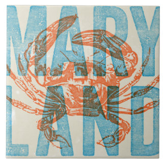 Maryland Crab Ceramic Tile Tegeltje