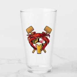 Maryland Crab Feast Crest Glas