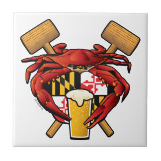 Maryland Crab Feast Crest Tegeltje