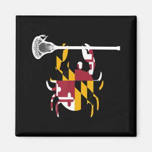 Maryland Crab Lacrosse Boys Stick LAX Sister Broth Magneet