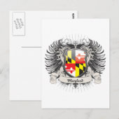 Maryland Crest Briefkaart (Voorkant / Achterkant)