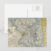 Maryland, DC en Delaware Briefkaart (Voorkant / Achterkant)