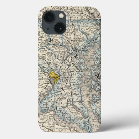 Maryland, DC en Delaware Case-Mate iPhone Case (Achterkant)