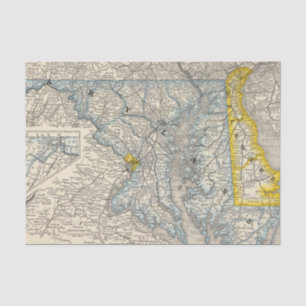 Maryland, DC en Delaware Tissuepapier