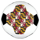 Maryland Drapeau balle de football unique (Tourné)