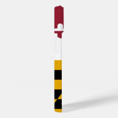 Maryland Drapeau Mate iPhone 14 Coque (Verso / Droite)