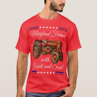 Maryland Farmer Retro T-shirt