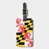 MARYLAND Flag - Bagagelabel (Voorkant verticaal)