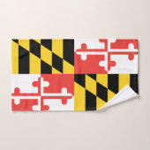 Maryland Flag Bath Towel Set Bad Handdoek (Handdoek)
