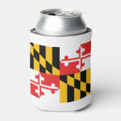 Maryland Flag Blikjeskoeler (Blikje Voorkant)