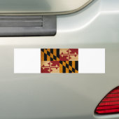Maryland Flag Bumpersticker (Op auto)