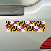 Maryland Flag Bumpersticker (Op auto)