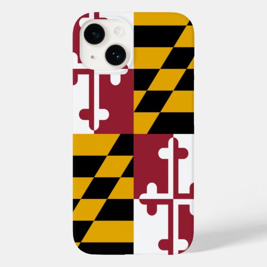 Maryland Flag Case Mate iPhone 14 Hoesje (Achterkant)