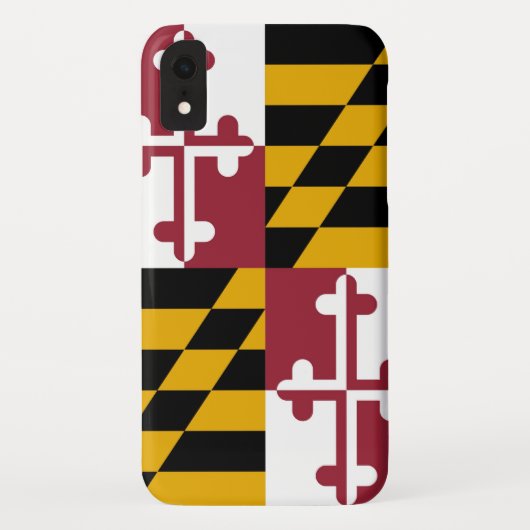 Maryland Flag Case-Mate iPhone Case (Achterkant)