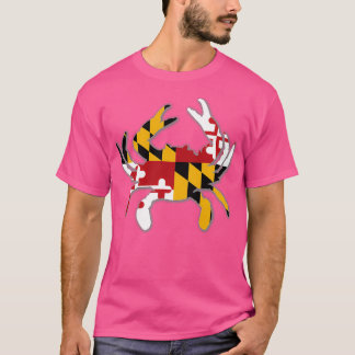 Maryland Flag Crab 5 T-shirt