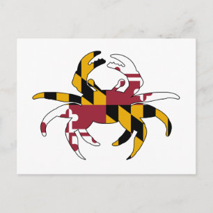 Maryland Flag Crab Briefkaart