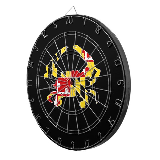 Maryland Flag Crab Dartboard Dartbord (Voorkant Rechts)