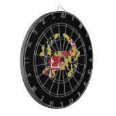 Maryland Flag Crab Dartboard Dartbord (Voorkant Links)