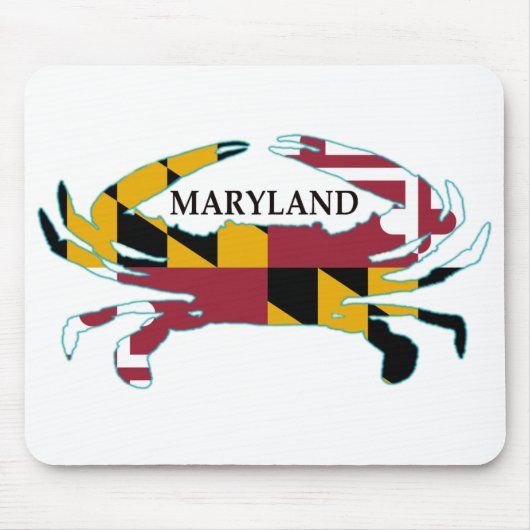 Maryland Flag Crab Mousepad Muismat (Voorkant)