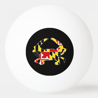 Maryland Flag Crab Ping Pong Ball