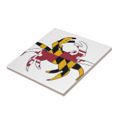 Maryland Flag Crab Tegeltje (Zijkant)