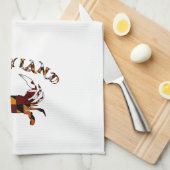 Maryland Flag Crab Theedoek (Quarter Fold)