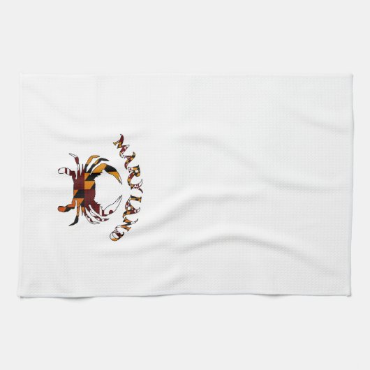 Maryland Flag Crab Theedoek (Horizontaal)