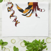 Maryland Flag Crab Theedoek (Gevouwen)