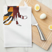 Maryland Flag Crab Theedoek (Quarter Fold)