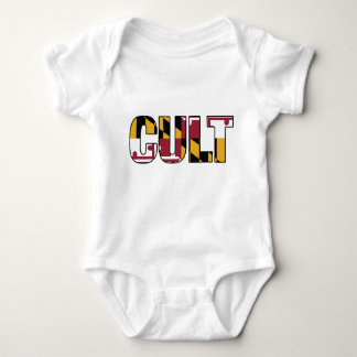 Maryland Flag Cult Baby Bodysuit