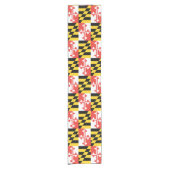 Maryland Flag Custom 14 "X 72" Table Runner Korte Tafelloper (Voorkant)
