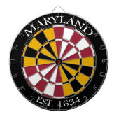 Maryland Flag Dartboard Dartbord (Voorkant)