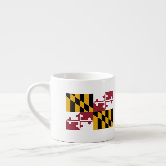 Maryland Flag Espresso Kop (Links)
