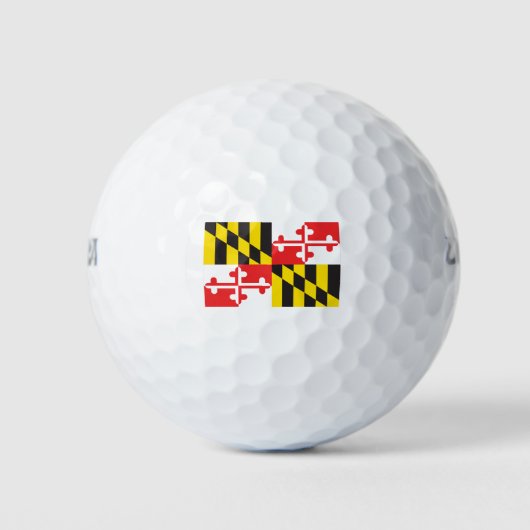 Maryland Flag Golfballen (Voorkant)