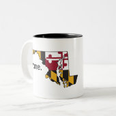 Maryland Flag home mok (Voorkant links)