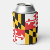 Maryland Flag Koelbox Blikjeskoeler (Blikje Achterkant)