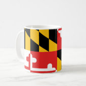 Maryland Flag Koffiemok (Voorkant links)