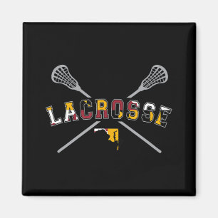 Maryland Flag Lacrosse Boys Mannen College LAX Sti Magneet