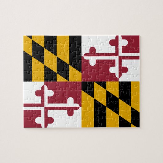 Maryland Flag Legpuzzel (Horizontaal)