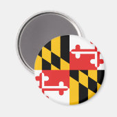 Maryland Flag Magneet (Voorkant / Achterkant)
