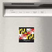 Maryland Flag Magnet Magneet (Insitu (Vaatwasser))