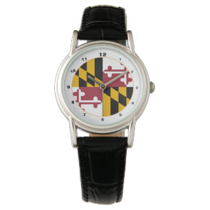 Maryland Flag & Maryland mode VS/designwatch Horloge