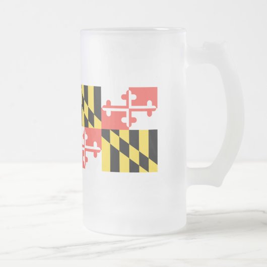 MARYLAND Flag - Matglas Bierpul (Rechts)