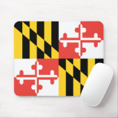 Maryland Flag Mousepad Muismat (Met muis)