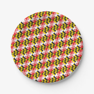 Maryland Flag Papieren Bordje