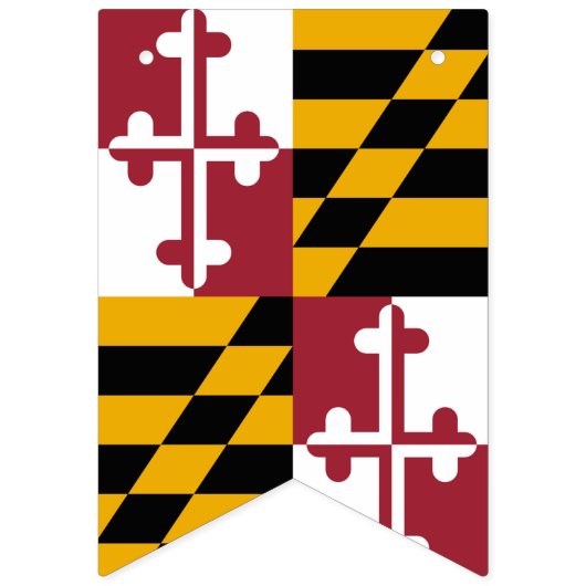 Maryland Flag Party, bunting Banners / bruiloft (Eerste vlag)