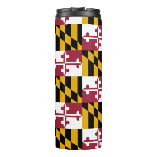 Maryland Flag Pattern Thermosbeker (Achterkant)