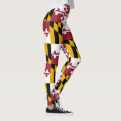 Maryland Flag Pride Leggings Yoga Pants (Rechts)
