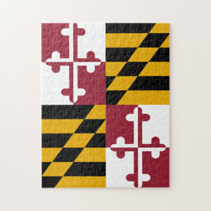Maryland Flag Puzzle Legpuzzel